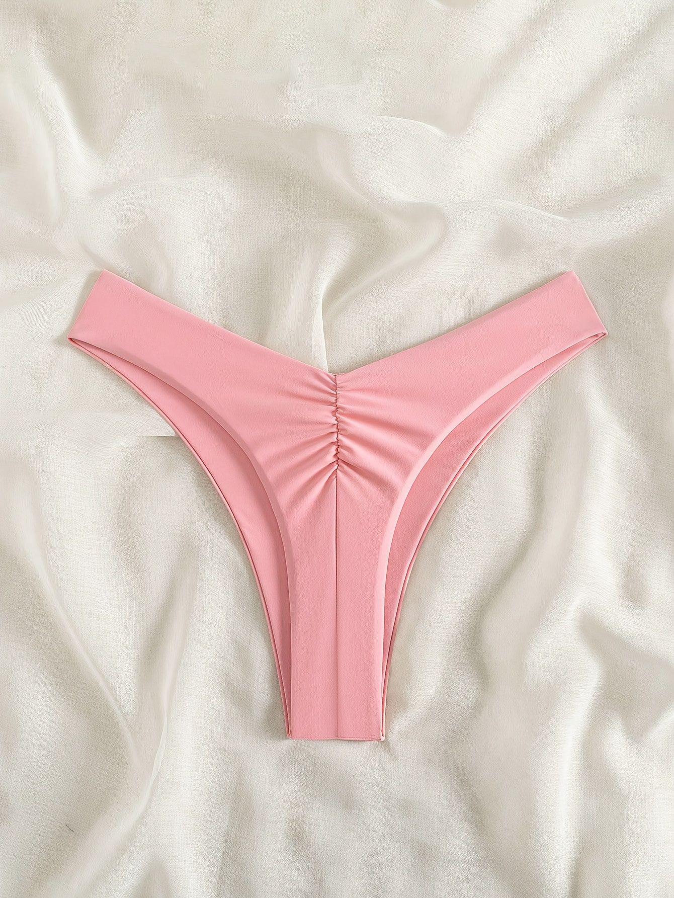 Новый женский розовый плиссированный купальник-стринги с консервативными защитными шортами S розовый
Новый женский розовый плиссированный купальник-стринги с консервативными защитными шортами S розовый