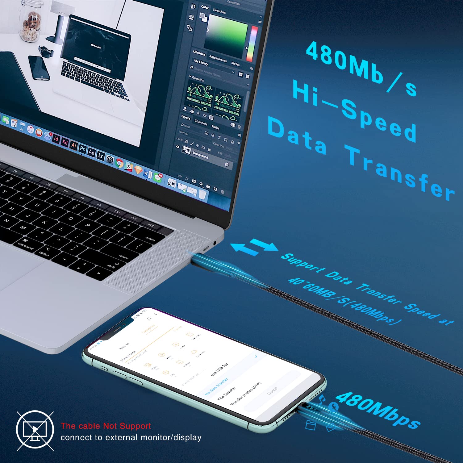For iPhone 15 Series 1m USB Type-C to Type-C PD 100W 5A Fast Charging Data Cable with LED Power Display
For iPhone 15 Series 1m USB Type-C to Type-C PD 100W 5A Fast Charging Data Cable with LED Power Display