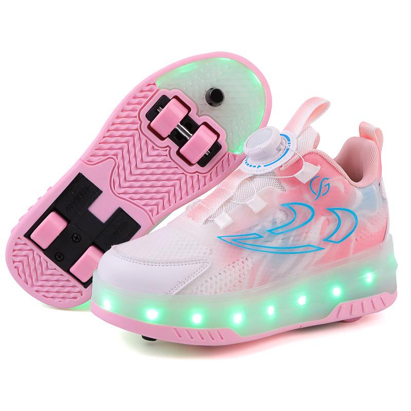 Tenis patin niños student runaway shoes be invisible wheels shoes teen double wheels girl slip 28
Tenis patin niños student runaway shoes be invisible wheels shoes teen double wheels girl slip 28