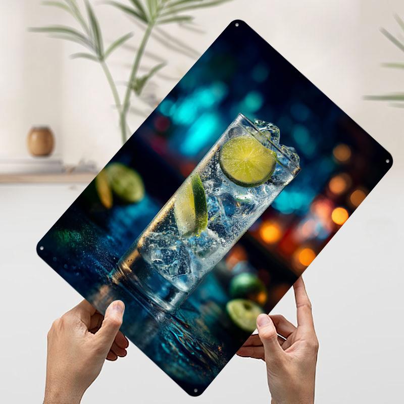 Refreshing Gin and Tonic Cocktail Poster Customized Wall Art Vintage Metal Signs Retro Tin Plaque for Man Cave Home Decor Items 20x30cm(7.8x11.8inch)
Refreshing Gin and Tonic Cocktail Poster Customized Wall Art Vintage Metal Signs Retro Tin Plaque for Man Cave Home Decor Items 20x30cm(7.8x11.8inch)