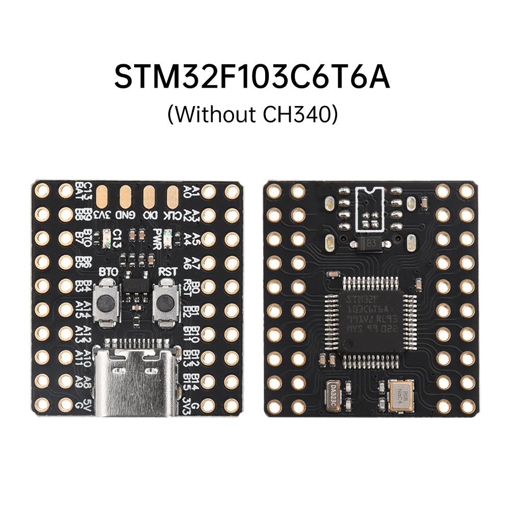 STM32F103C6T6A STM32F103C8T6 CH32V103C8T6 Міні-плата розробки мікроконтролера Архітектура ARM Мінімальна системна плата Type-C
STM32F103C6T6A STM32F103C8T6 CH32V103C8T6 Міні-плата розробки мікроконтролера Архітектура ARM Мінімальна системна плата Type-C