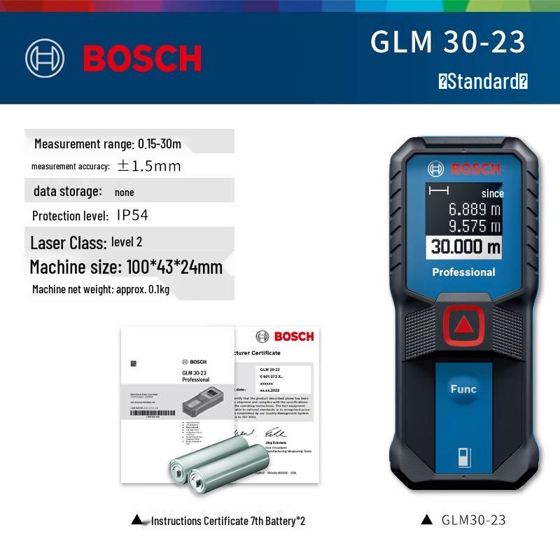 Bosch GLM50 Handheld Laser Rangefinder & Electronic Measuring Tape
Bosch GLM50 Handheld Laser Rangefinder & Electronic Measuring Tape
