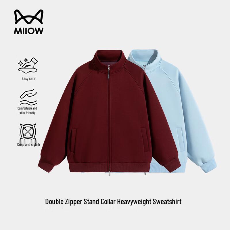 Mao Ren Men s Stand-Collar Full-Zip Sweatshirt S
Mao Ren Men s Stand-Collar Full-Zip Sweatshirt S