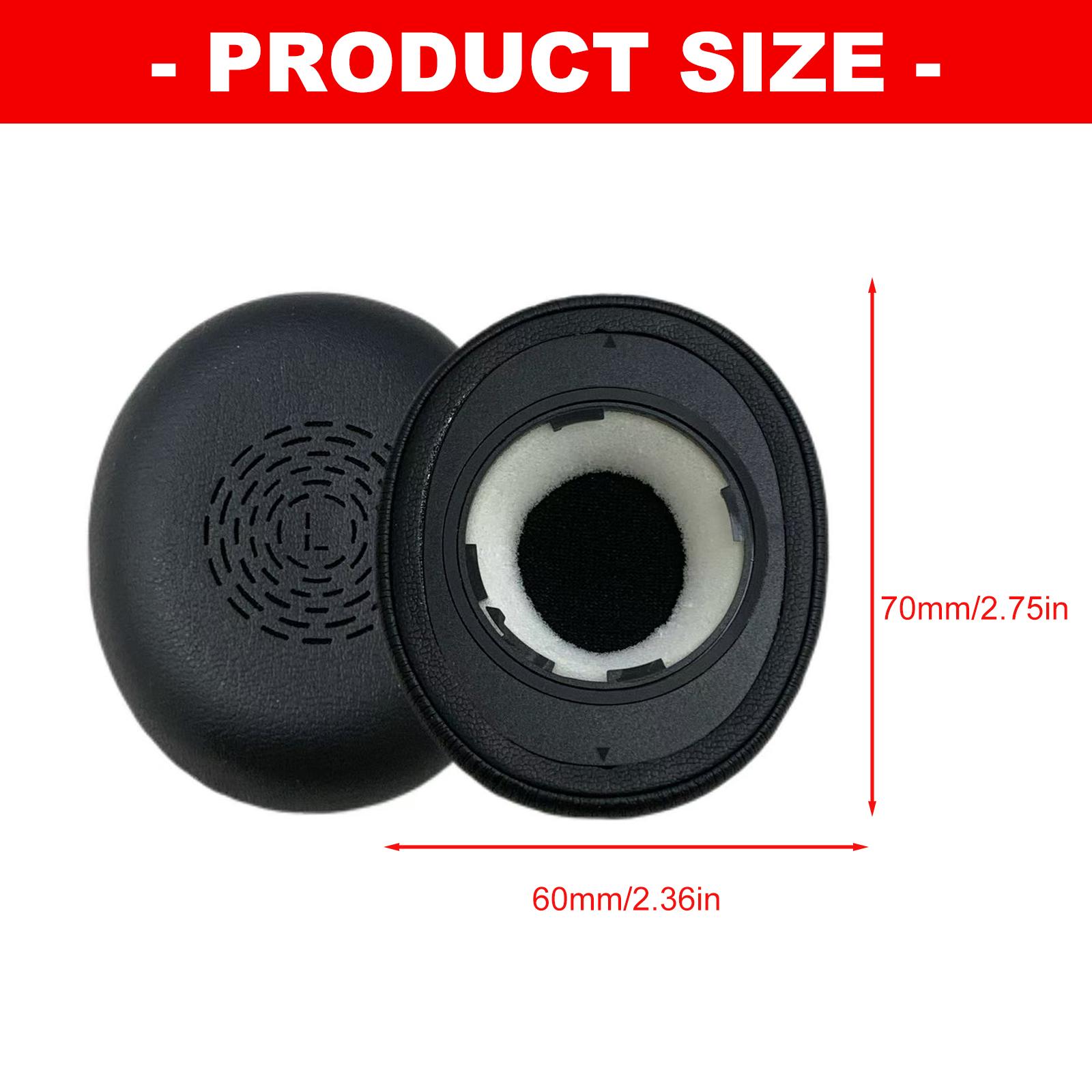 Breathable Comfortable Ear Cushions For Evolve2 65Flex Headsets Ear Pad Soft Sponge Enhances Bass Noise Reduction 1
Breathable Comfortable Ear Cushions For Evolve2 65Flex Headsets Ear Pad Soft Sponge Enhances Bass Noise Reduction 1