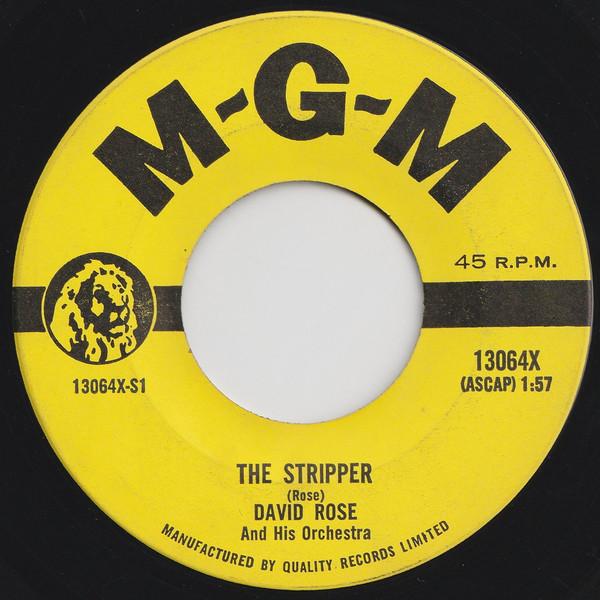 7inch Record DAVID ROSE HIS ORCHESTRA The Stripper 13064X MGM Records Canada Jazz Used
7inch Record DAVID ROSE HIS ORCHESTRA The Stripper 13064X MGM Records Canada Jazz Used