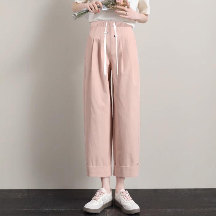 Summer 2026 Loose Maternity Cropped Pants: Korean Style Adjustable Drawstring Carrot Harem Pants for Women 3XL рожевий
Summer 2026 Loose Maternity Cropped Pants: Korean Style Adjustable Drawstring Carrot Harem Pants for Women 3XL рожевий