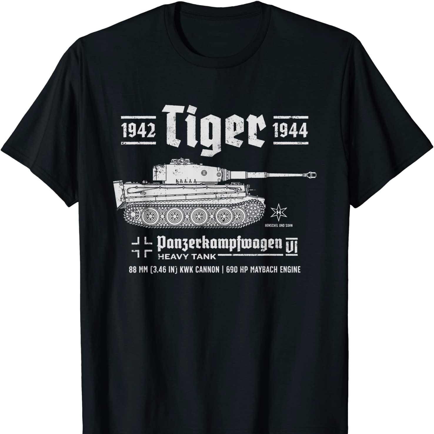 Німецький важкий танк Tiger PzKpfw VI Другої світової війни Футболка. Чоловіча футболка преміум-класу з коротким рукавом і круглим вирізом, нова S-3XL 3XL
Німецький важкий танк Tiger PzKpfw VI Другої світової війни Футболка. Чоловіча футболка преміум-класу з коротким рукавом і круглим вирізом, нова S-3XL 3XL