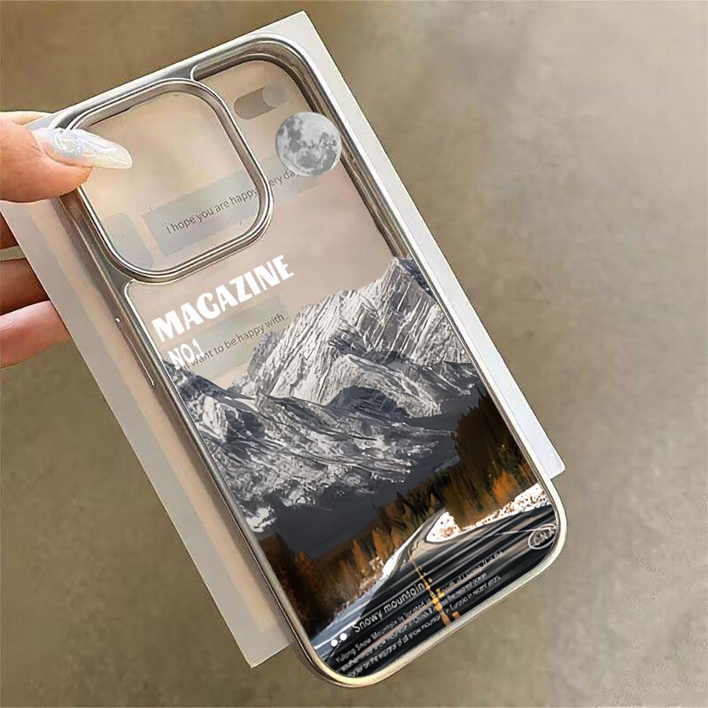 Mountain Motif Lake Scenery Clear Case For iPhone 16 Pro Max Cases iPhone 17 11 12 13 14 15 Pro Max Plus Plating Landscape Funda iPhone 16
Mountain Motif Lake Scenery Clear Case For iPhone 16 Pro Max Cases iPhone 17 11 12 13 14 15 Pro Max Plus Plating Landscape Funda iPhone 16