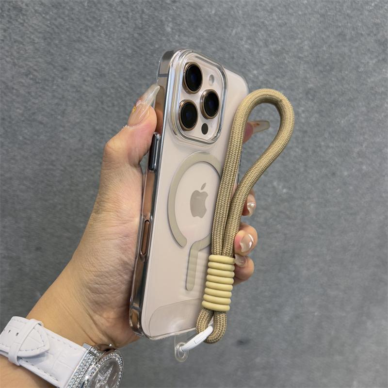 Wrist Strap Magnetic For Magsafe Case For For Iphone 17 12 13 14 15 16 Pro Max Plus With Lanyard Transparent Shockproof Hard Cover For iPhone 12
Wrist Strap Magnetic For Magsafe Case For For Iphone 17 12 13 14 15 16 Pro Max Plus With Lanyard Transparent Shockproof Hard Cover For iPhone 12