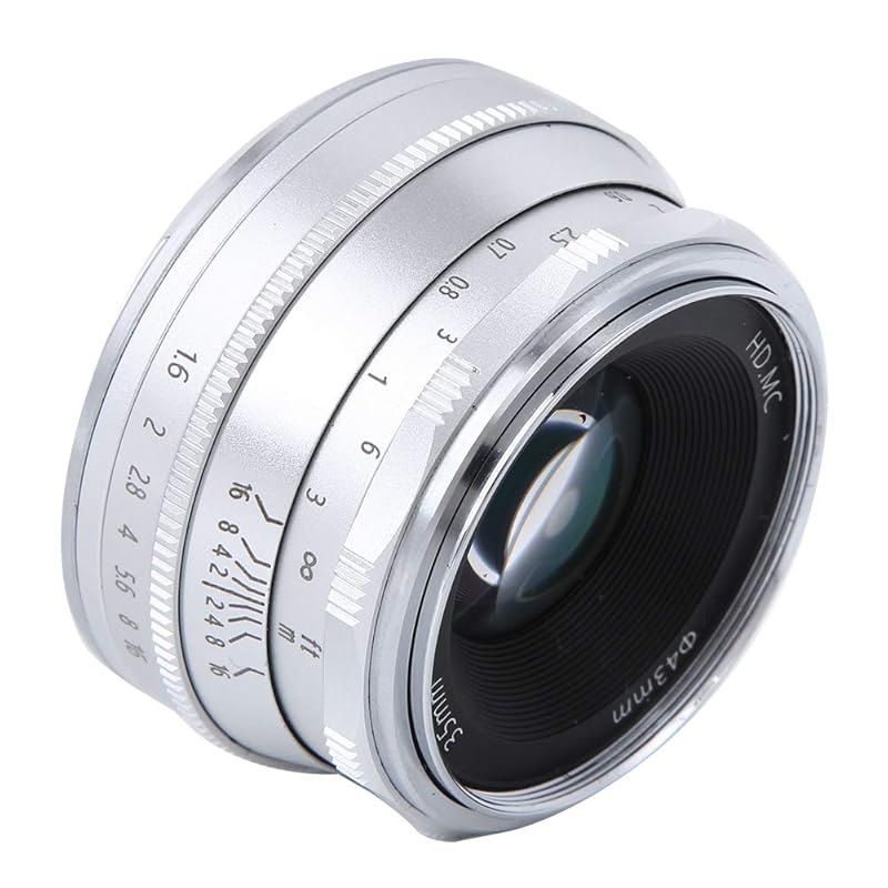 single focus lens Portrait single focus lens metal Olympus E M5,E M5II,E M10,E M10II,E M10III Manual (silver)
single focus lens Portrait single focus lens metal Olympus E M5,E M5II,E M10,E M10II,E M10III Manual (silver)
