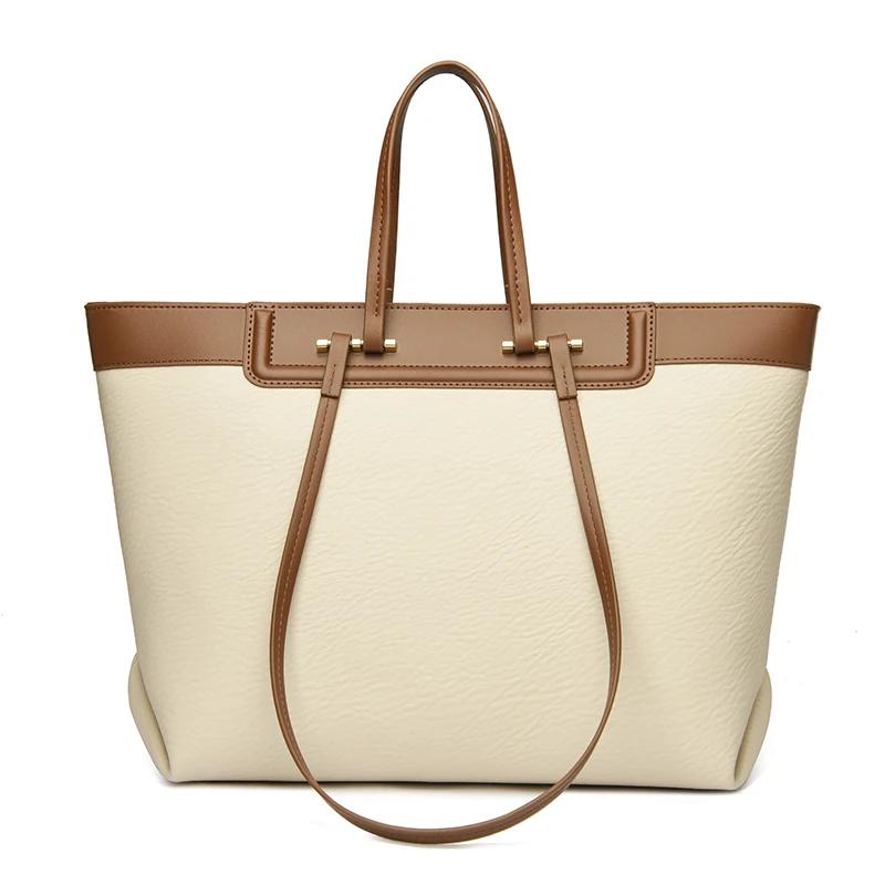 Классическая однотонная женская сумка-тоут из высококачественного ПУ, большая вместимость, сумка через плечо для поездок на работу, модная сумка
Классическая однотонная женская сумка-тоут из высококачественного ПУ, большая вместимость, сумка через плечо для поездок на работу, модная сумка