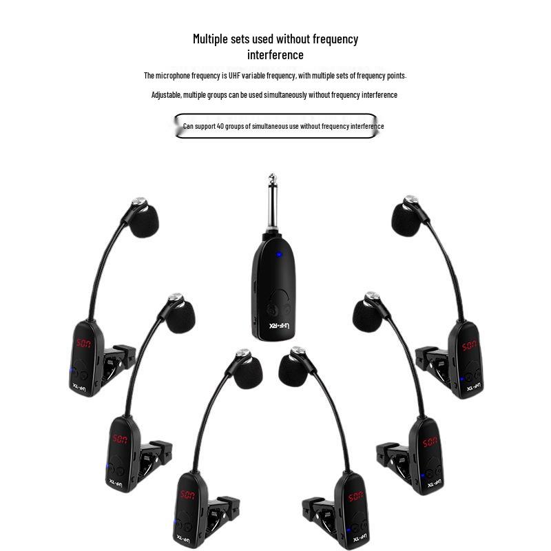 Yaxuan M-133 Wireless Saxophone Microphone for Professional Stage Performance M-609
Yaxuan M-133 Wireless Saxophone Microphone for Professional Stage Performance M-609