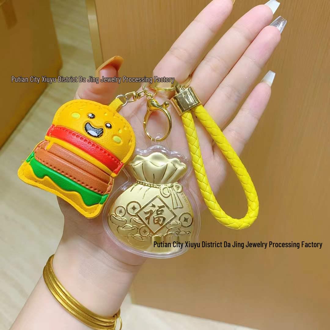 999 Fine Gold Lucky Keychain & Cute Mobile Phone Charm Pendant
999 Fine Gold Lucky Keychain & Cute Mobile Phone Charm Pendant