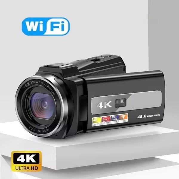 Цифрові камери 4k Професійна відеокамера для відеоблогів Відеокамера WiFi 48-мегапіксельна камера Youtube Камера з 16-кратним цифровим збільшенням Цифрова веб-камера With 32G TF Card чорний
Цифрові камери 4k Професійна відеокамера для відеоблогів Відеокамера WiFi 48-мегапіксельна камера Youtube Камера з 16-кратним цифровим збільшенням Цифрова веб-камера With 32G TF Card чорний