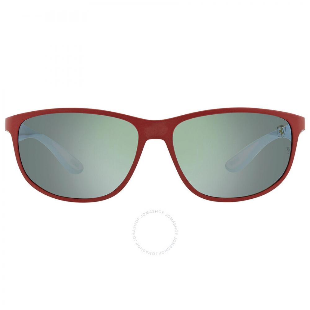 Солнцезащитные очки унисекс Ray Ban Scuderia Ferrari поляризационные зеленые с зеркальной серебряной подушкой RB4394M F678H1 61
Солнцезащитные очки унисекс Ray Ban Scuderia Ferrari поляризационные зеленые с зеркальной серебряной подушкой RB4394M F678H1 61