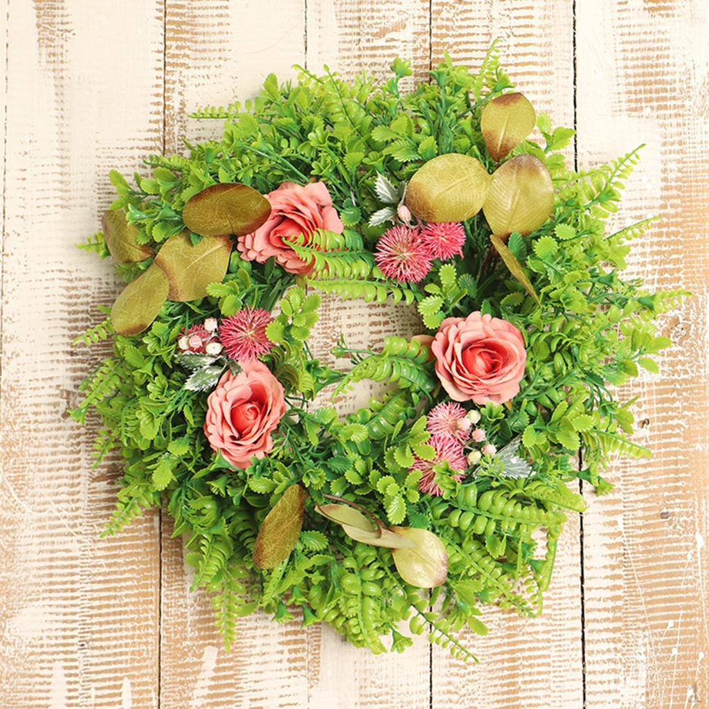 Garland Door Hanging 35cm Round Floral Wreath Simulation for Front
Garland Door Hanging 35cm Round Floral Wreath Simulation for Front