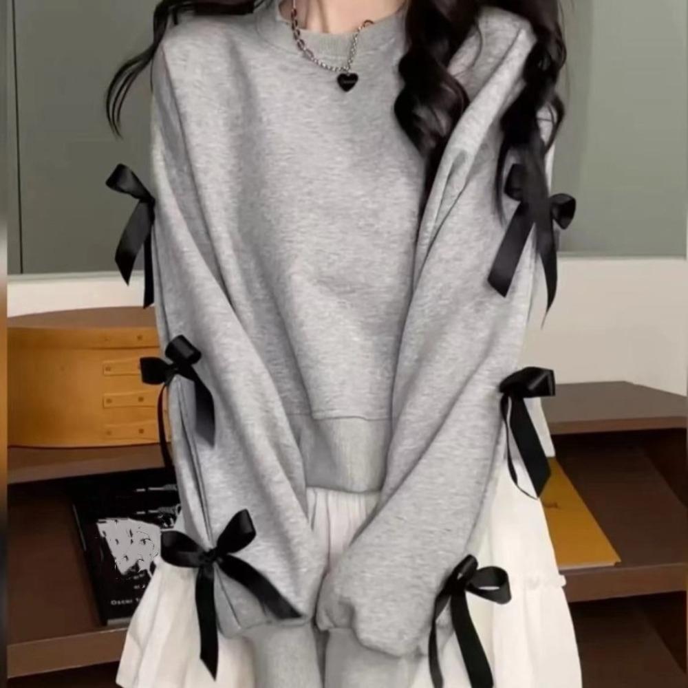 Coat Bowknot Loose Hoodie Sweet Long Sleeve T Shirts Y2K Bow Pullovers Women Spring Autumn M
Coat Bowknot Loose Hoodie Sweet Long Sleeve T Shirts Y2K Bow Pullovers Women Spring Autumn M