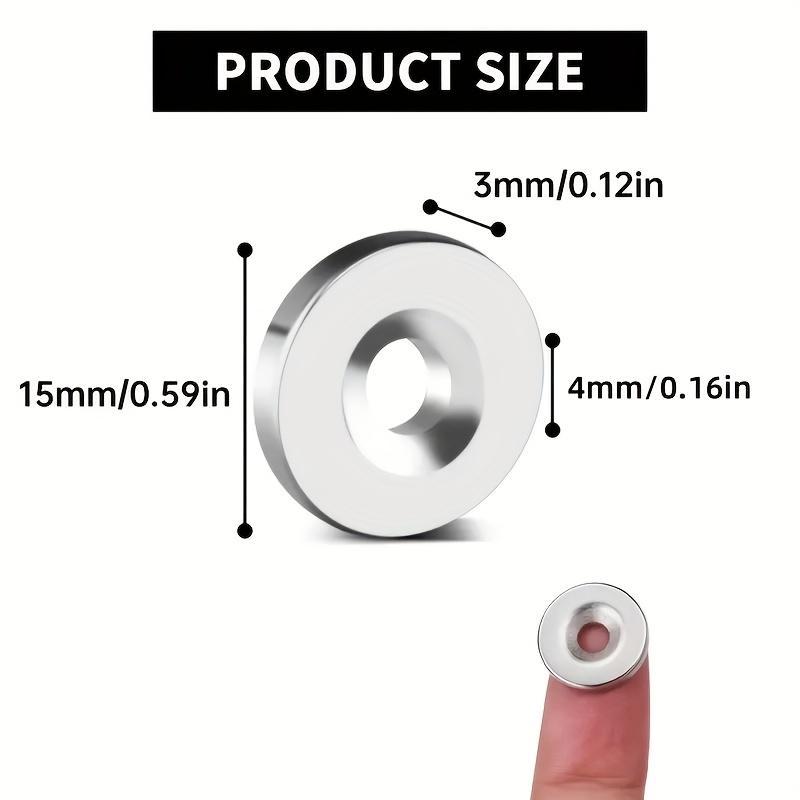 10pcs 15×3-4mm Countersunk Magnets - Grooved Design for Industrial & Decorative Use
10pcs 15×3-4mm Countersunk Magnets - Grooved Design for Industrial & Decorative Use