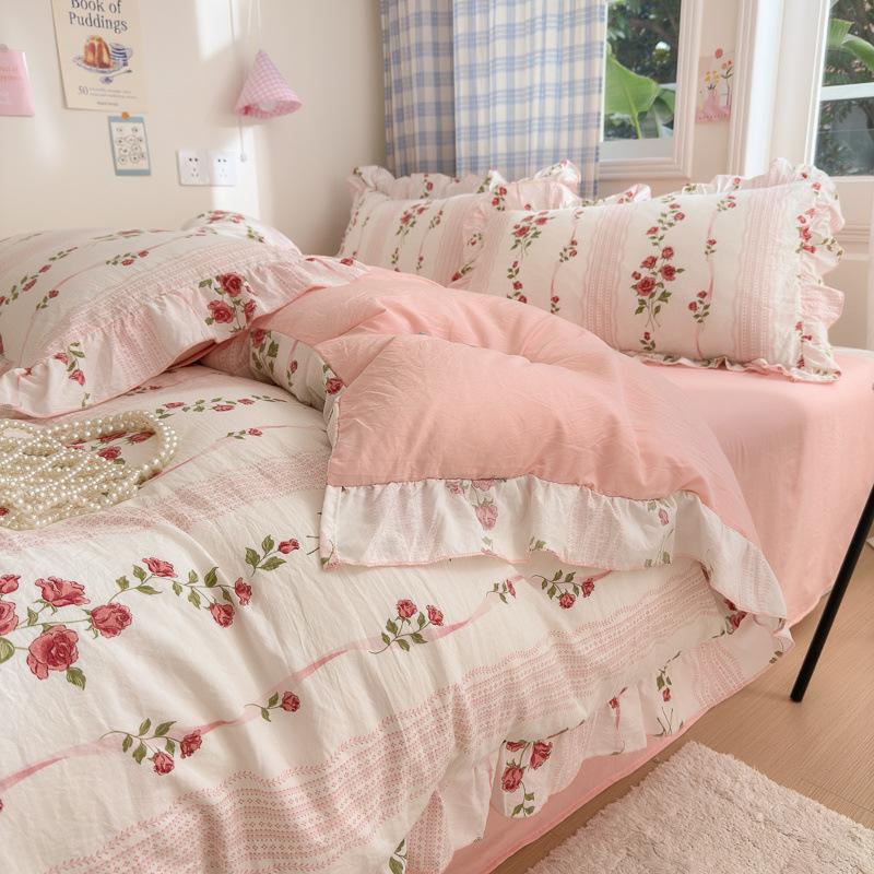 Супер м який подвійний пряжа Стиль принцеси Набір з 4 предметів Мереживо Гуртожиток Набір з 3 предметів Простирадло Наволочка Наволочка на подушку 1.5m bed hat 4pc quilt 2*2.3
Супер м який подвійний пряжа Стиль принцеси Набір з 4 предметів Мереживо Гуртожиток Набір з 3 предметів Простирадло Наволочка Наволочка на подушку 1.5m bed hat 4pc quilt 2*2.3