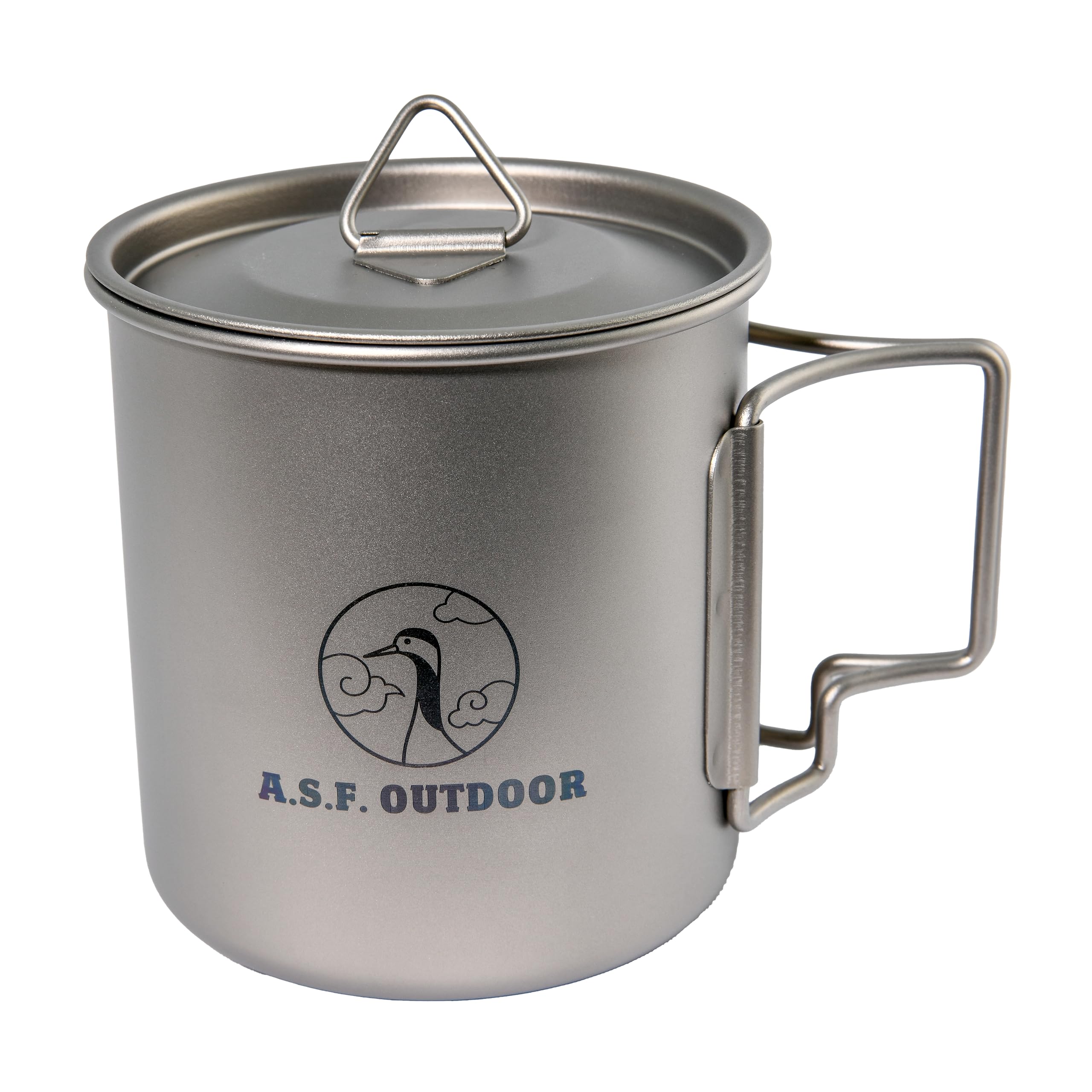 OUTDOOR Titanium Mug 420ml with Lid Single Wall Folding Handle Storage Bag Included A.S.F. срібний
OUTDOOR Titanium Mug 420ml with Lid Single Wall Folding Handle Storage Bag Included A.S.F. срібний