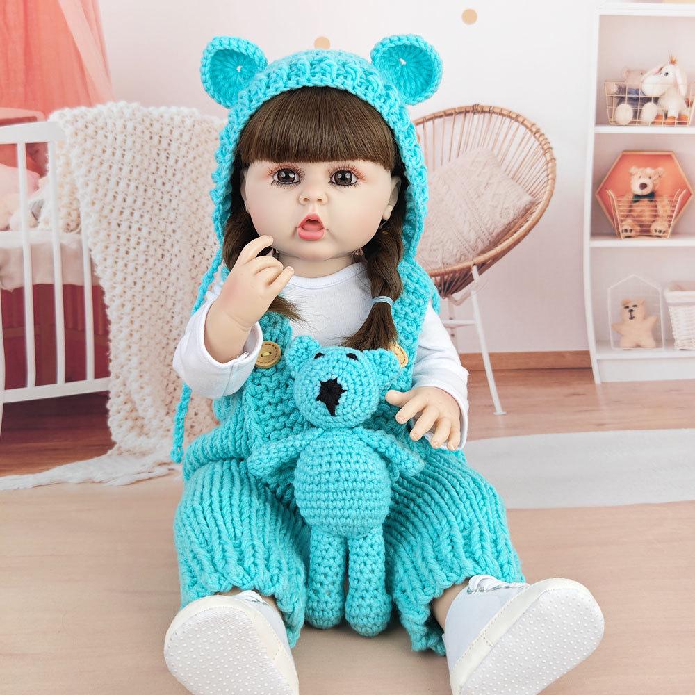 Realistic Soft Baby Doll Princess Dress-Up Toy - Cute Reborn Girl Doll Gift Full Set (Doll + Clothes)
Realistic Soft Baby Doll Princess Dress-Up Toy - Cute Reborn Girl Doll Gift Full Set (Doll + Clothes)