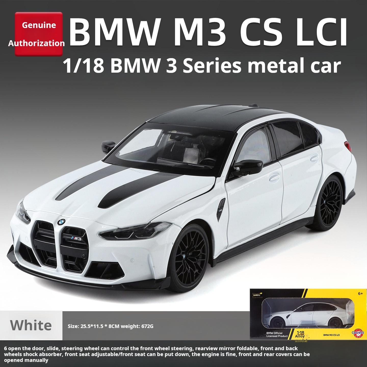 1:18 BMW M3 Model Car Exquisite Simulation Alloy Diecast Model High-Performance Coupe Car Collectible Decoration Light & Sound белый
1:18 BMW M3 Model Car Exquisite Simulation Alloy Diecast Model High-Performance Coupe Car Collectible Decoration Light & Sound белый