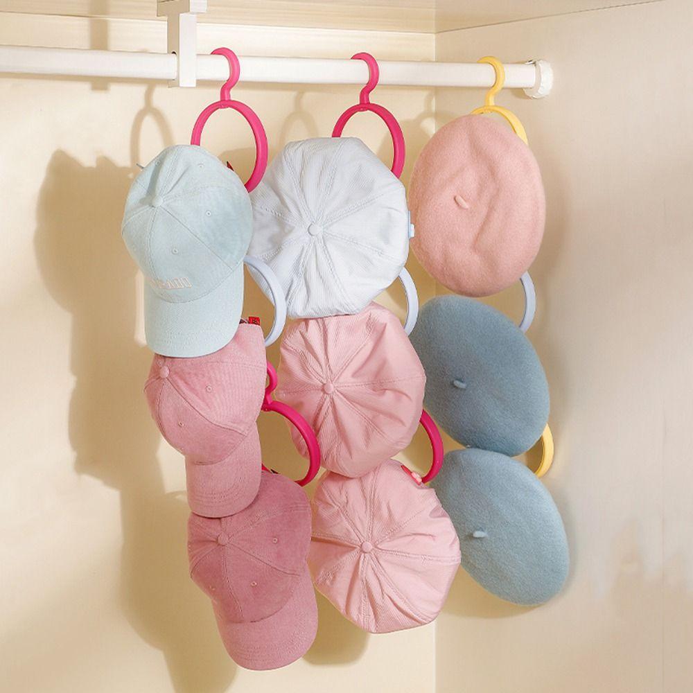 4Pcs Round Shape Baseball Cap Rack Bright Color Hat Storage Hanger Hat Display Holder Door рожевий червоний колір/синій
4Pcs Round Shape Baseball Cap Rack Bright Color Hat Storage Hanger Hat Display Holder Door рожевий червоний колір/синій
