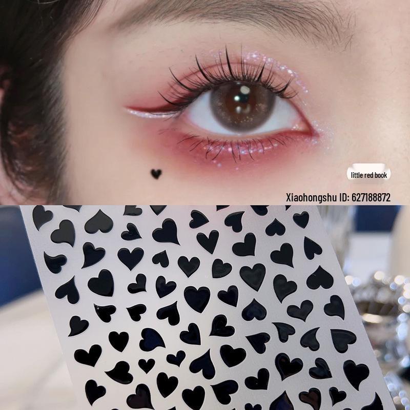 Sweet & Spicy Girl Group Dark Style Black Heart Sticker: Little Devil Halloween Makeup & Manicure
Sweet & Spicy Girl Group Dark Style Black Heart Sticker: Little Devil Halloween Makeup & Manicure