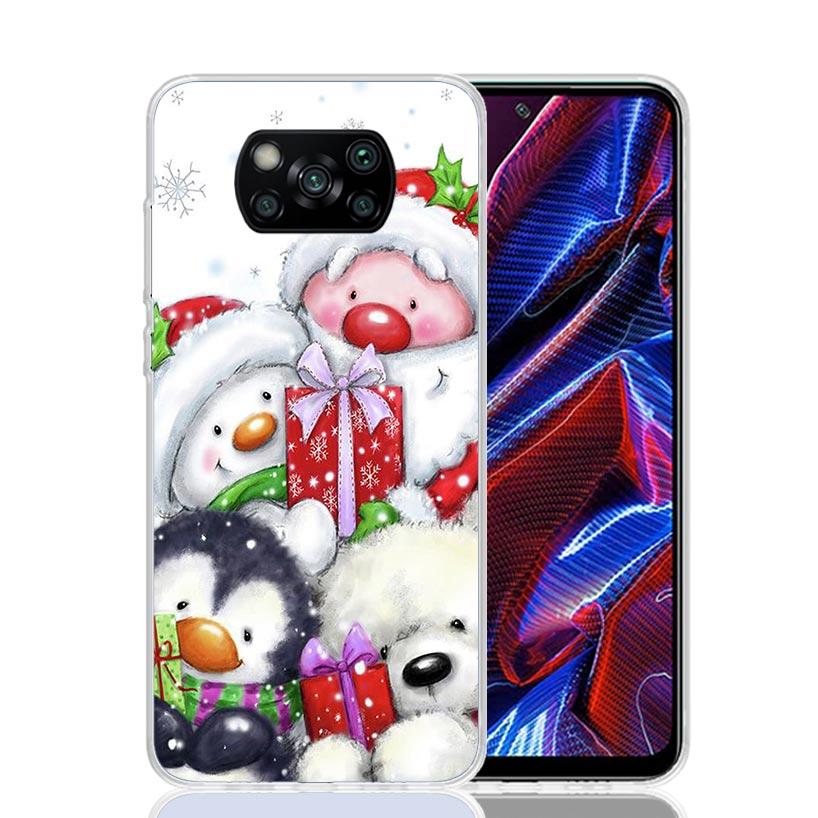 Happy Christmas Cute Bear Gift Phone Case For Xiaomi Poco X6 X5 X7 X4 X3 Nfc F6 F5 Pro F4 Gt F3 M5 M5S M4 M3 Art Customized Coqu Xiaomi Poco X4 NFC
Happy Christmas Cute Bear Gift Phone Case For Xiaomi Poco X6 X5 X7 X4 X3 Nfc F6 F5 Pro F4 Gt F3 M5 M5S M4 M3 Art Customized Coqu Xiaomi Poco X4 NFC