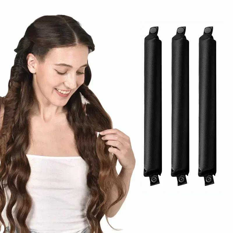 Hair Heatless Curler Satin Curling Rod Headband No Heat Hair Rollers Lazy Curls Soft Curlers Sleeping Rods Hair Styling Tool
Hair Heatless Curler Satin Curling Rod Headband No Heat Hair Rollers Lazy Curls Soft Curlers Sleeping Rods Hair Styling Tool