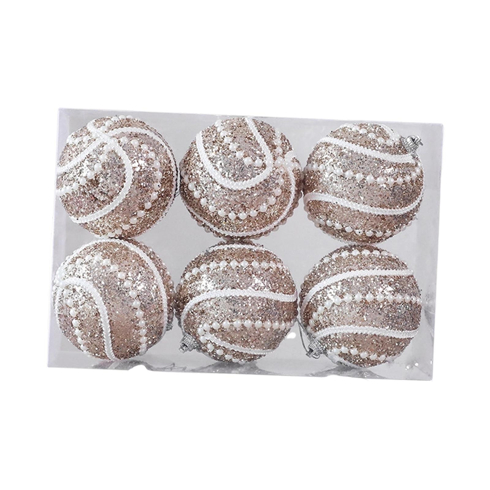 6Pcs Christmas Balls Xmas Tree Ball for Holiday Special Events Anniversaries
6Pcs Christmas Balls Xmas Tree Ball for Holiday Special Events Anniversaries