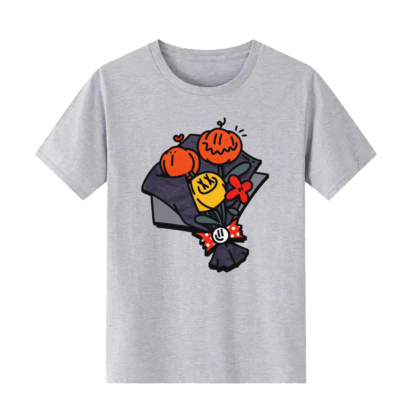 Halloween bouquet printed Womens short sleeved Tshirt summer round neck versatile for daily use suitable for all seasons S
Halloween bouquet printed Womens short sleeved Tshirt summer round neck versatile for daily use suitable for all seasons S