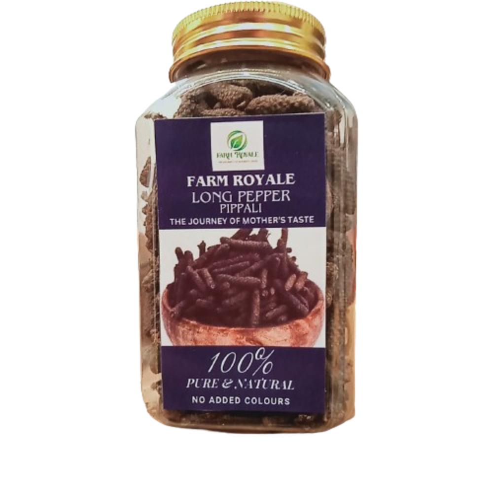 Farm Royale Long Pepper Whole (Pippali) 200g | Premium Whole Pipli | Direct from Farm
Farm Royale Long Pepper Whole (Pippali) 200g | Premium Whole Pipli | Direct from Farm
