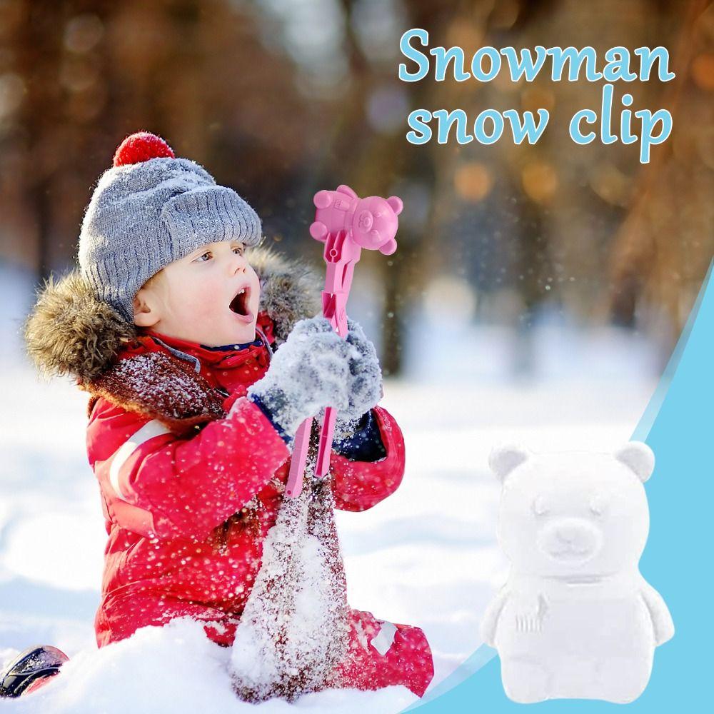Outdoor Snowballs Fight Sand Making Mould Snowball Maker Mold Duck Snowball Clip Bear Snowball Clip B
Outdoor Snowballs Fight Sand Making Mould Snowball Maker Mold Duck Snowball Clip Bear Snowball Clip B