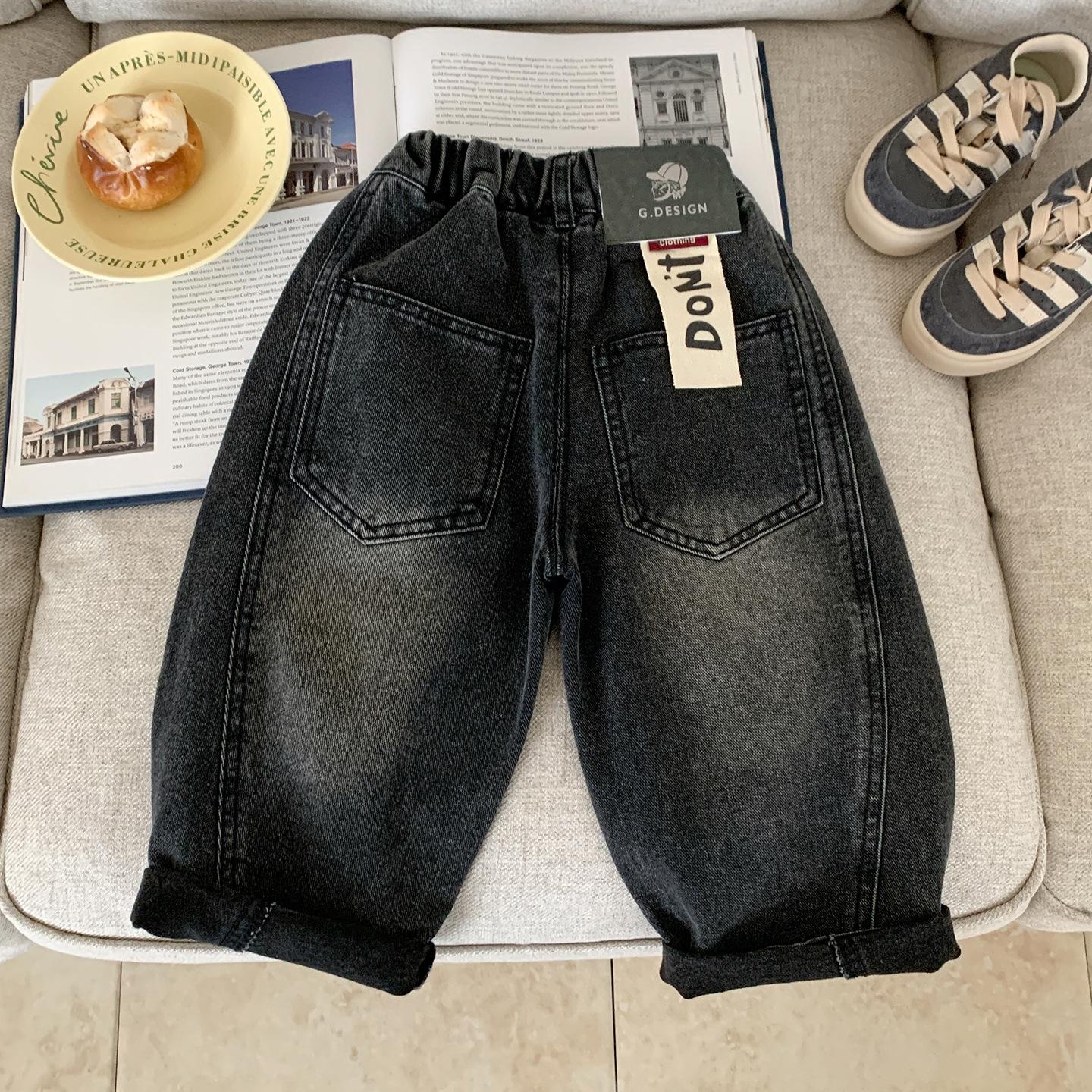 Хлопчачі вільні джинси прямого крою Осінь 2025 110 cm джинсовий/чорний
Хлопчачі вільні джинси прямого крою Осінь 2025 110 cm джинсовий/чорний