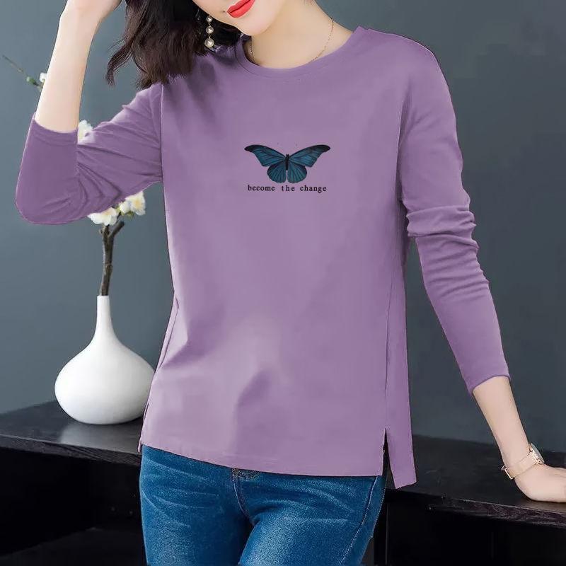 Women s Loose Fit Korean Style Long Sleeve T-shirt - Plus Size, Autumn 2025 Trendy for Middle-Aged Moms M (70-90 jin)
Women s Loose Fit Korean Style Long Sleeve T-shirt - Plus Size, Autumn 2025 Trendy for Middle-Aged Moms M (70-90 jin)