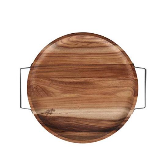 Dulton Acacia Tray with Handle Round Acacia material tray with handle Height 20mm Width 343mm Depth 295mm K19-0107
Dulton Acacia Tray with Handle Round Acacia material tray with handle Height 20mm Width 343mm Depth 295mm K19-0107