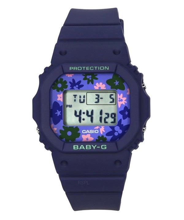 Casio Baby-G Ретро Цветочное поле Цифровые синие резиновые ремешки Кварцевые женские часы BGD-565RP-2 100M
Casio Baby-G Ретро Цветочное поле Цифровые синие резиновые ремешки Кварцевые женские часы BGD-565RP-2 100M