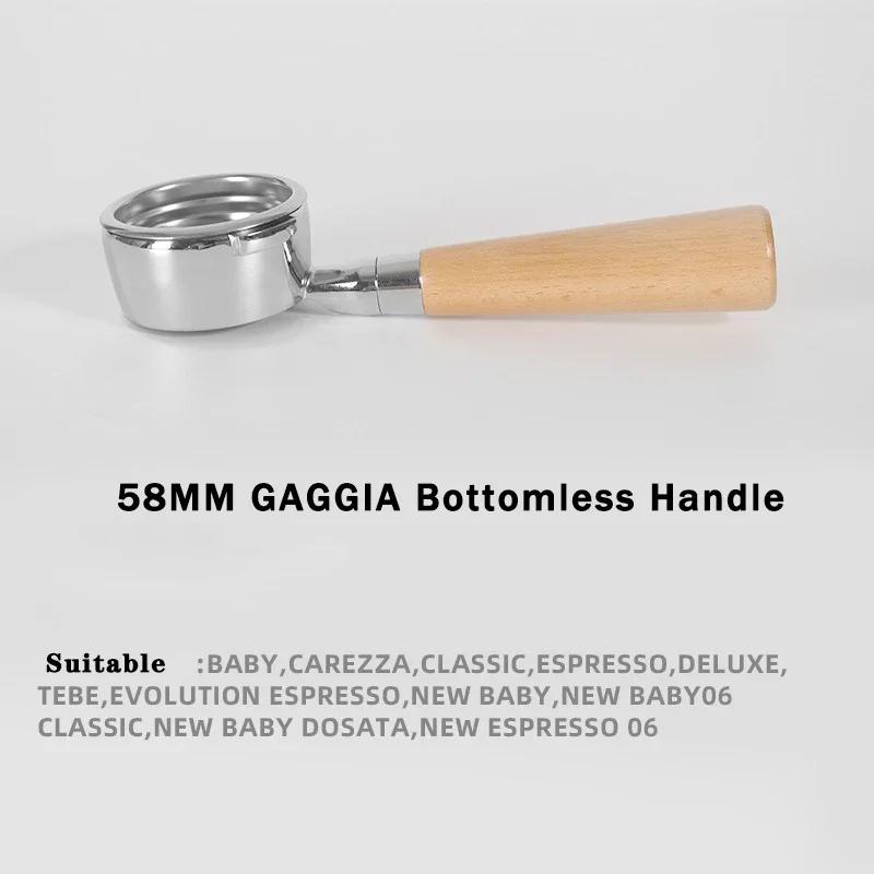 Фильтр 58 мм для кофемашины GAGGIA бездонный кофейный фильтр Home Espresso с ручкой из цельного дерева универсальный инструмент бариста
Фильтр 58 мм для кофемашины GAGGIA бездонный кофейный фильтр Home Espresso с ручкой из цельного дерева универсальный инструмент бариста