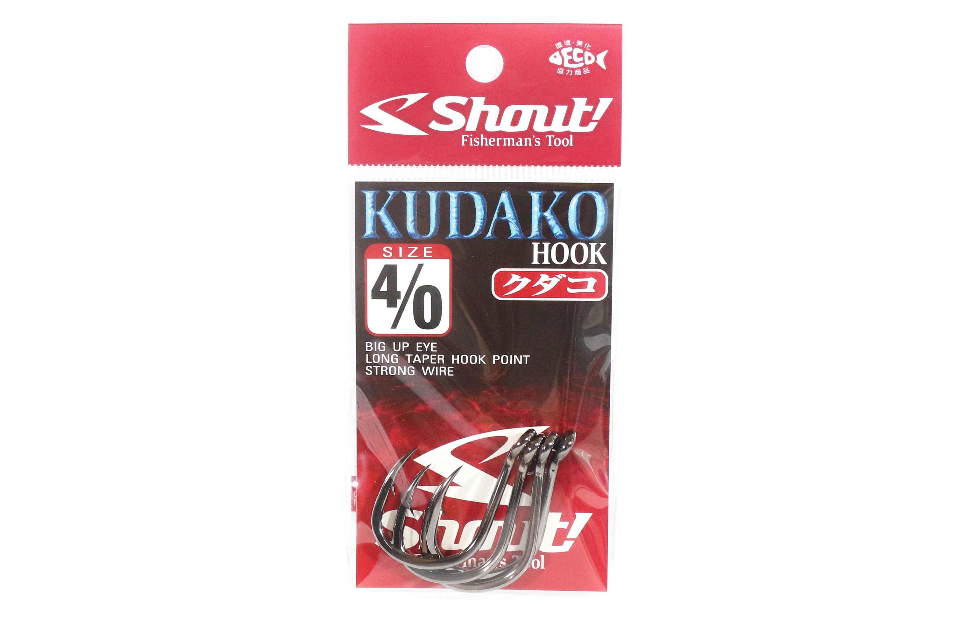Shout 06-KH Kudako Power Jigging Single Hook Black Size 4/0 (9400) 
Shout 06-KH Kudako Power Jigging Single Hook Black Size 4/0 (9400)