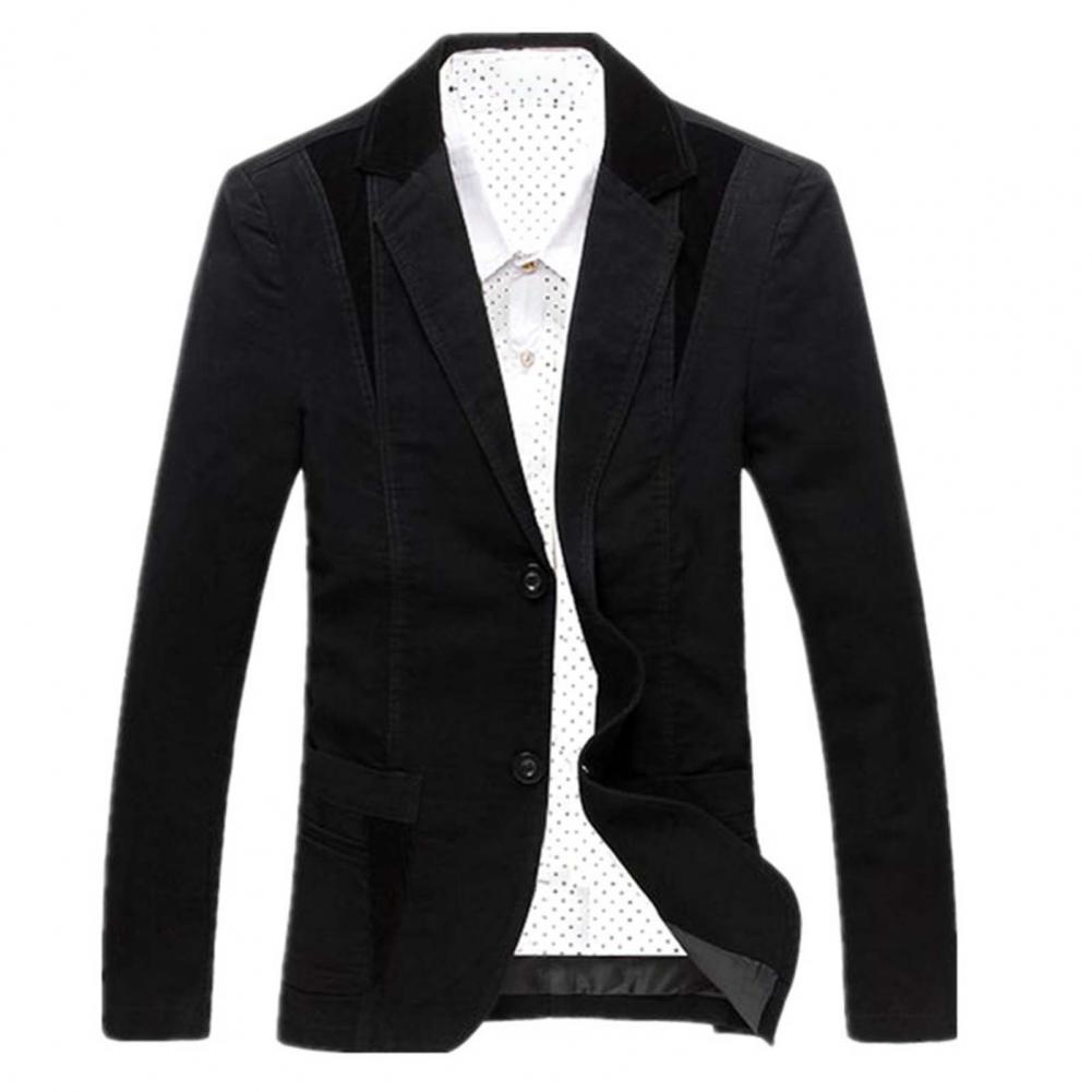 Осень-зима мужской блейзер цветной блок однобортный пиджак корейский стиль однотонный тонкий пиджак с карманами для офиса XL чёрный
Осень-зима мужской блейзер цветной блок однобортный пиджак корейский стиль однотонный тонкий пиджак с карманами для офиса XL чёрный