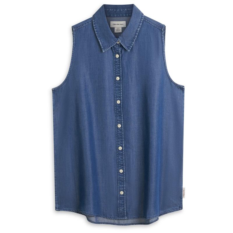 Calvin Klein Relaxed Casual Commuter Loose Fit Sleeveless Shirt Women tops Denim-Blue 47B098G XS
Calvin Klein Relaxed Casual Commuter Loose Fit Sleeveless Shirt Women tops Denim-Blue 47B098G XS