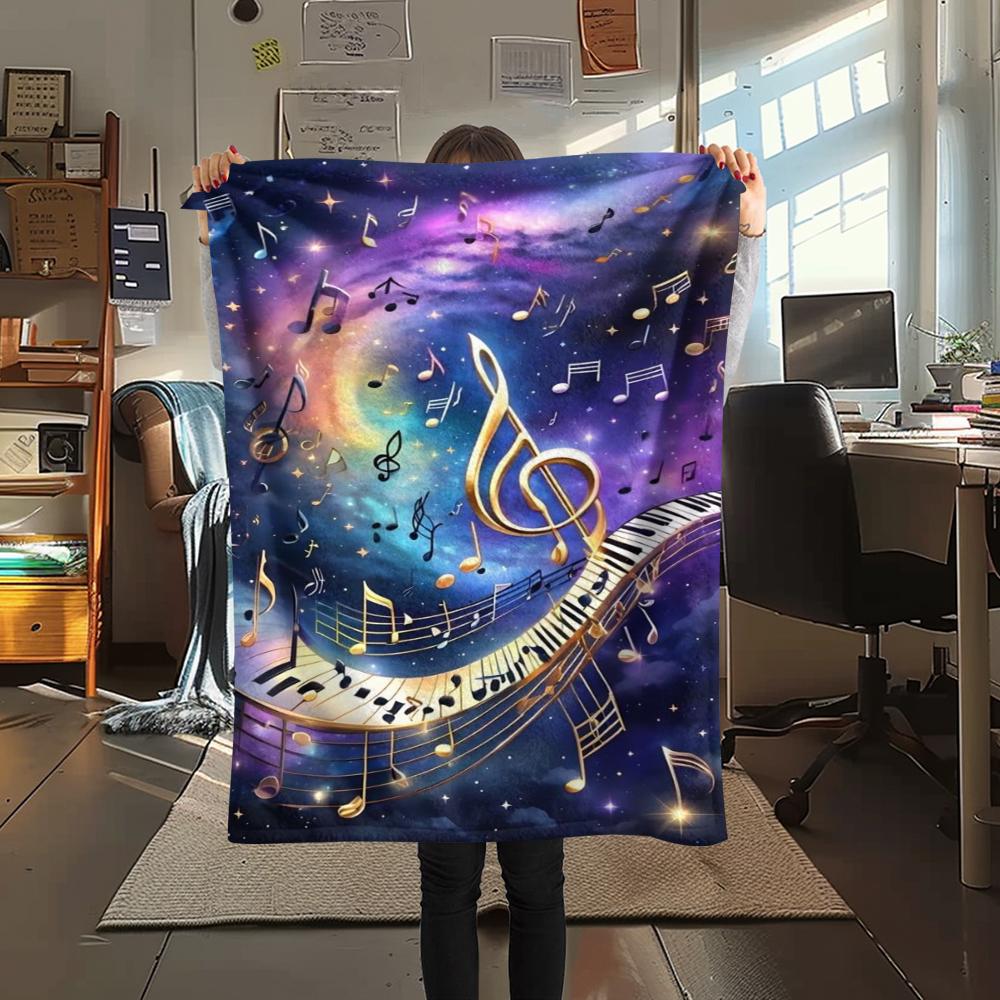 1Pc Music Note Print Flannel Blanket, High quality Comfortable for All Seasons, Home Decor, Warmth and Comfort, Perfect for Gifts 80cm x 120cm
1Pc Music Note Print Flannel Blanket, High quality Comfortable for All Seasons, Home Decor, Warmth and Comfort, Perfect for Gifts 80cm x 120cm