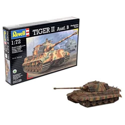 German Revell 1/72 Scale Panzer VI King Tiger 03129 Plastic Model
German Revell 1/72 Scale Panzer VI King Tiger 03129 Plastic Model