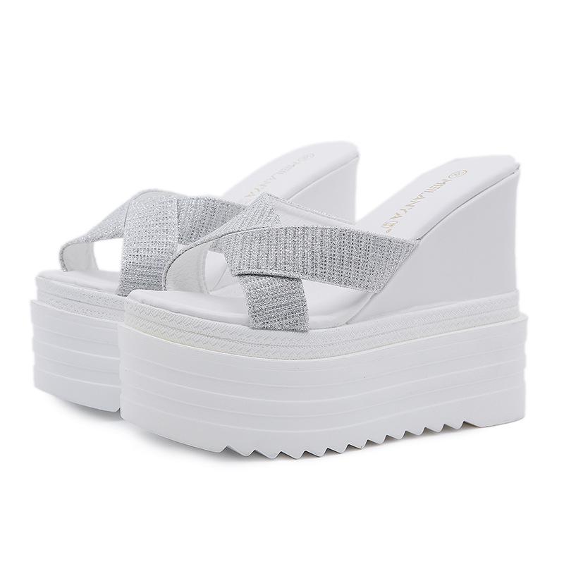 14 см летние женские шлепанцы на танкетке, тапочки на платформе, ультра-высокие каблуки, сандалии из натуральной кожи с толстой подошвой и вырезом «рыбий рот» 35
14 см летние женские шлепанцы на танкетке, тапочки на платформе, ультра-высокие каблуки, сандалии из натуральной кожи с толстой подошвой и вырезом «рыбий рот» 35