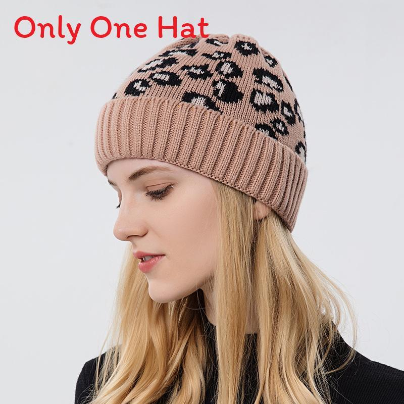 Fur Leopard Print Knit Hat With Ponytail Opening For Womens Cold Weather
Fur Leopard Print Knit Hat With Ponytail Opening For Womens Cold Weather