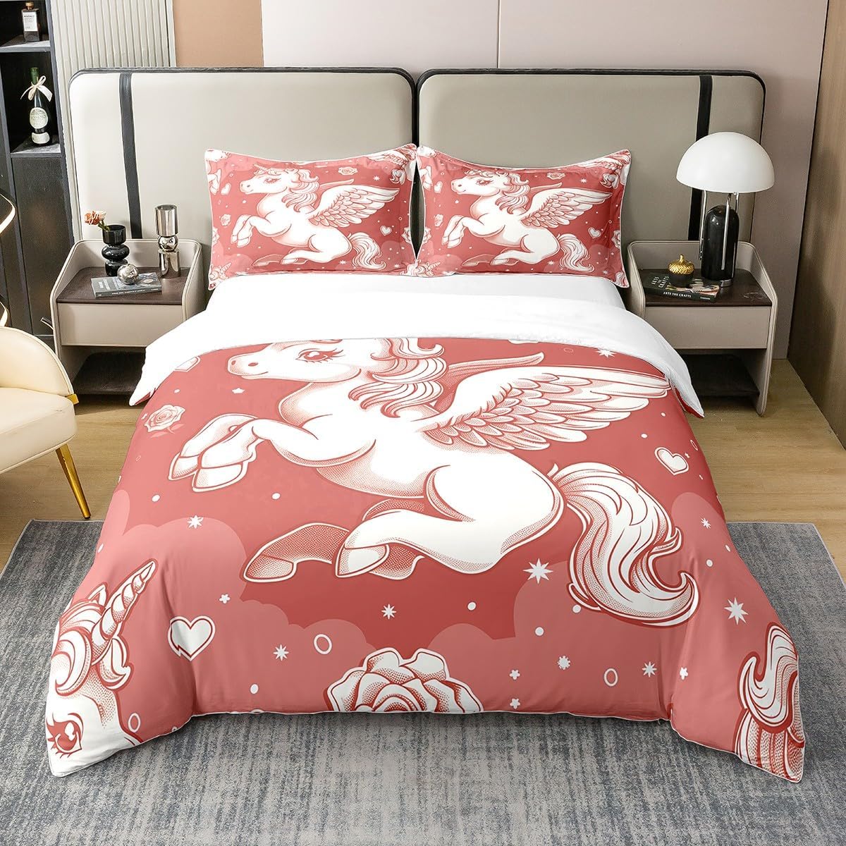 Comforter Kawaii Printed Kids Queen King Size Colorful Stars Cute Animal Bedding Cartoon Kids Set 3 Pcs With 2 S Comforter (quilt)-EU Single(135*200cm)3pcs
Comforter Kawaii Printed Kids Queen King Size Colorful Stars Cute Animal Bedding Cartoon Kids Set 3 Pcs With 2 S Comforter (quilt)-EU Single(135*200cm)3pcs