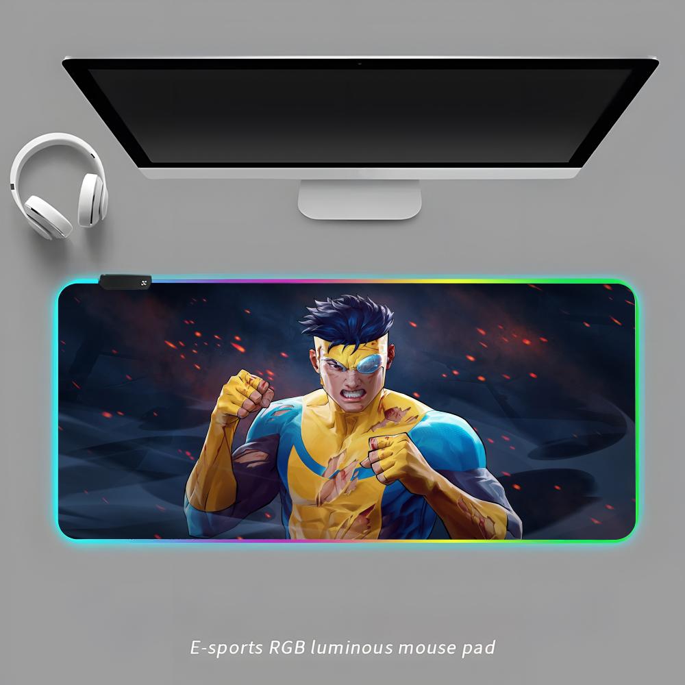 Invincible Series Mouse Pad RGB Gaming Mouse Pad Desk Mat HD Gamer Large LED Light XXL MousePads RGB600x300x3mm
Invincible Series Mouse Pad RGB Gaming Mouse Pad Desk Mat HD Gamer Large LED Light XXL MousePads RGB600x300x3mm