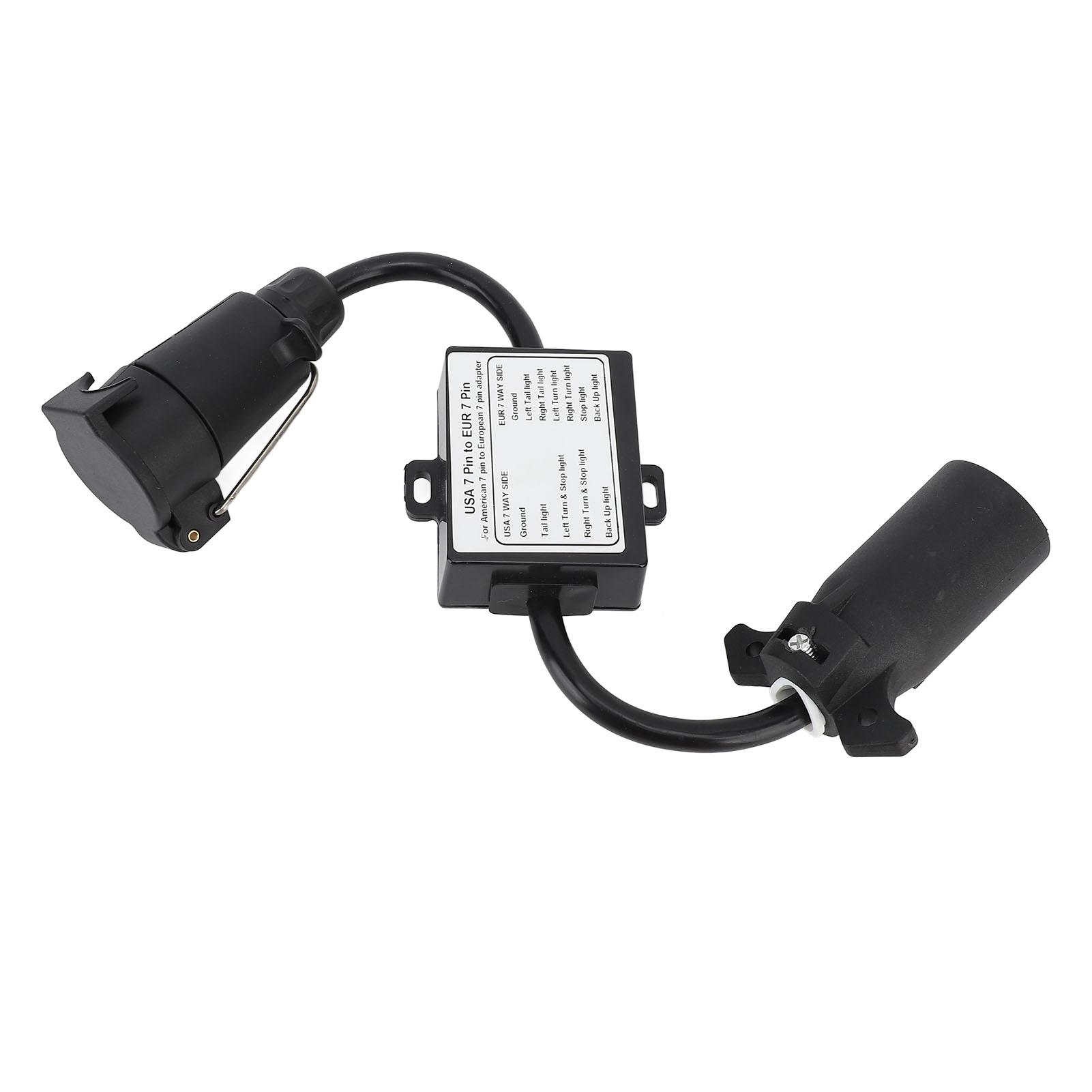 to Trailer Light Converter 7 Pin Socket to 7 Pin with 2 to 3 Wire Converter for RV Caravan Boat
to Trailer Light Converter 7 Pin Socket to 7 Pin with 2 to 3 Wire Converter for RV Caravan Boat