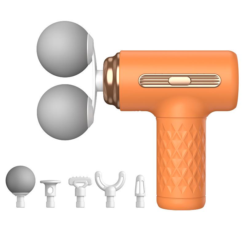 Handheld Angled Fascia Gun: Full Body Electric Massager for Waist, Back, Shoulder, and Neck. 6-speed Dual-Head помаранчевий
Handheld Angled Fascia Gun: Full Body Electric Massager for Waist, Back, Shoulder, and Neck. 6-speed Dual-Head помаранчевий